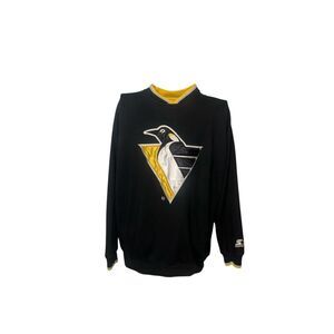 Rare Vintage Pittsburgh Penguins Starter Sweatshirt Mens Throwback 90s SWEATER s